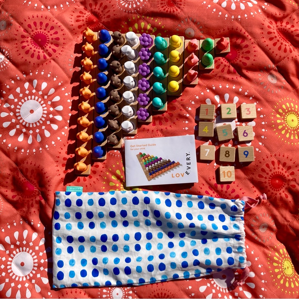 Lovevery Math Bars & Number Tiles